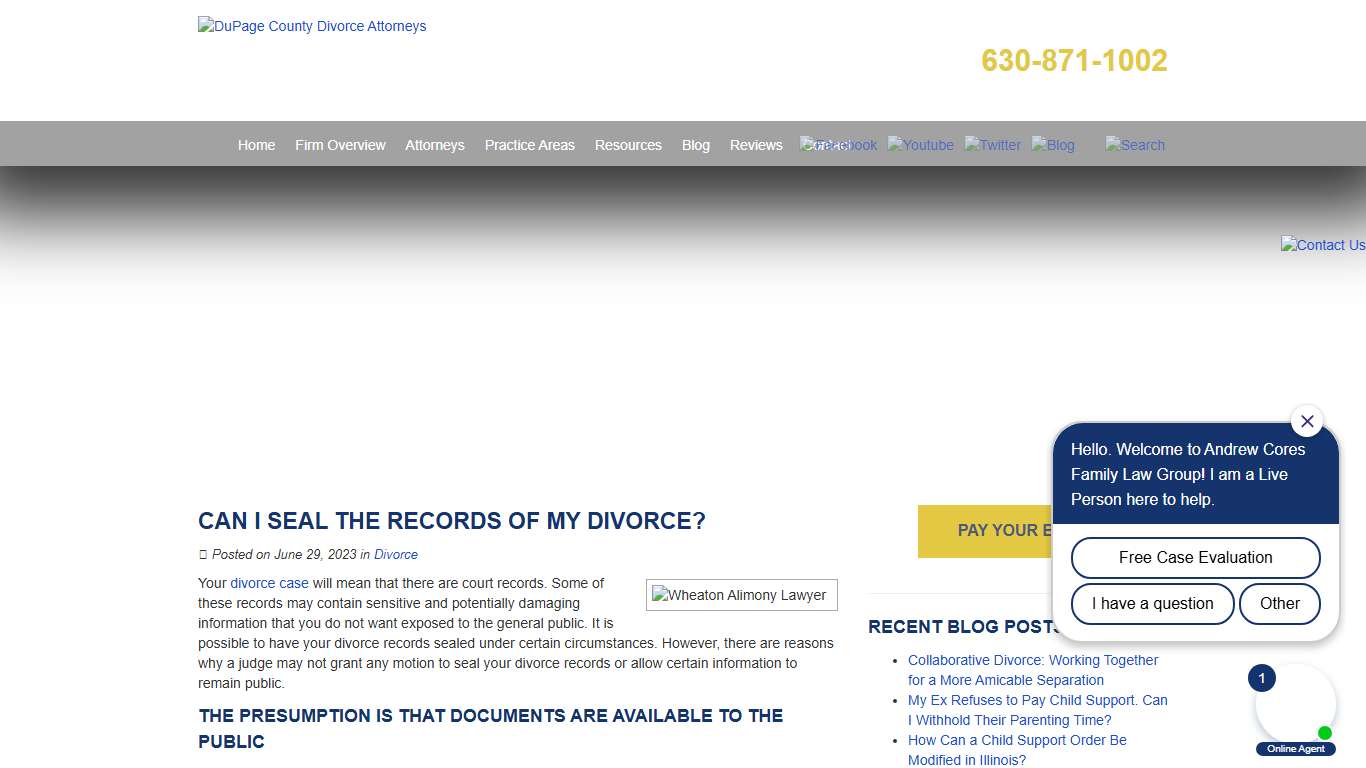 Can I Seal the Records of My Divorce? | IL