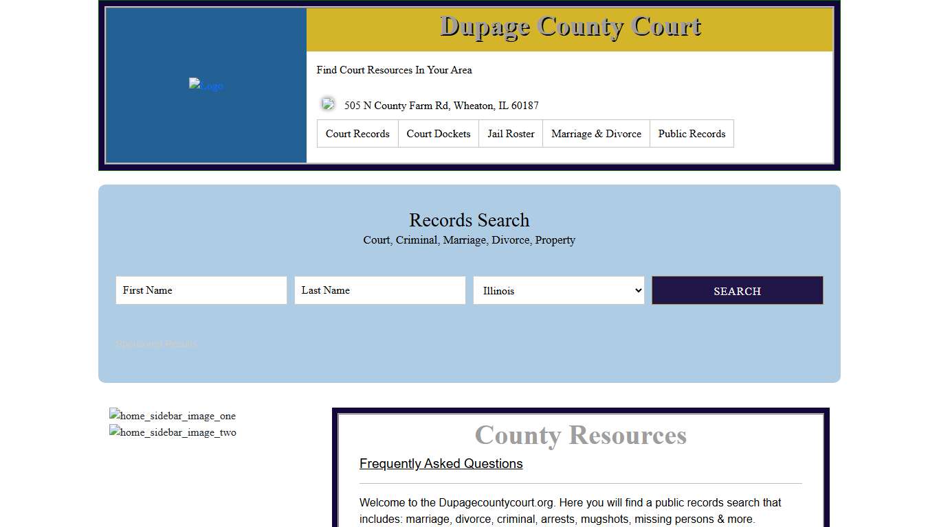 Dupage County Court | Records Search